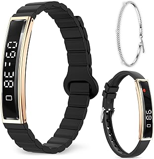 Efolen Smart Band Contapassi Fitness Tracker, Orologio Smartwatch con Allerta Chiamata, Monitoraggio Frequenza Cardiaca SpO2 Sonno, 12 Modalità Sportive, Bracciale compatibile Android iOS, 2 Cinturini
