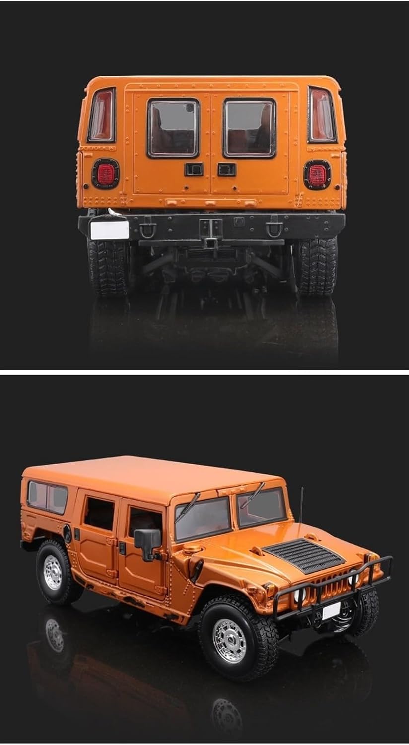 1:18 H1 Anniversary Edition Metal Orange Alloy Buggy Model