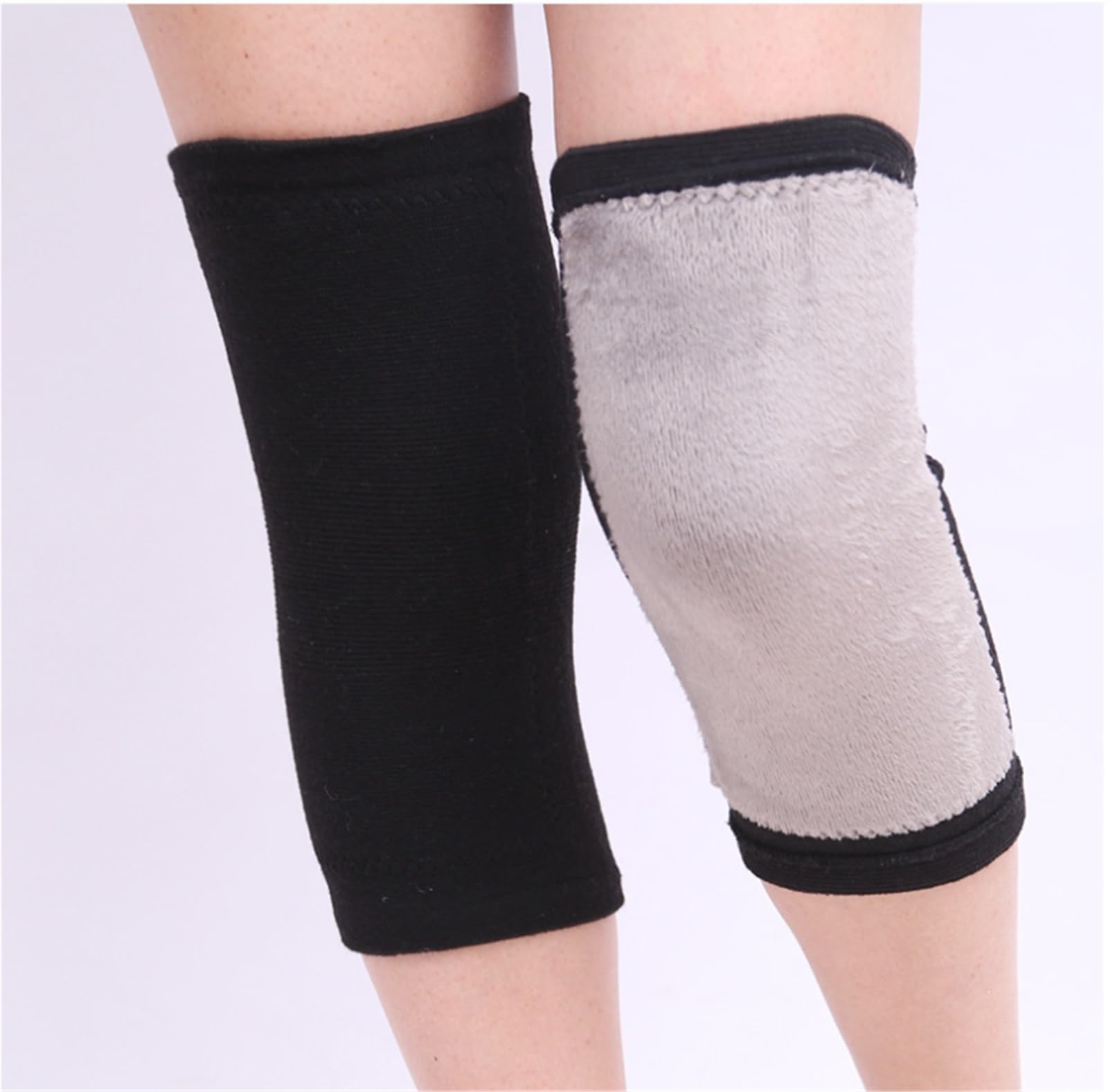 Ginocchiera Ginocchiere da Donna E Uomo in Peluche, Protezioni for Le Gambe, Calzini for Il Calore dello Sci del Ciclismo Supporto Ginocchio