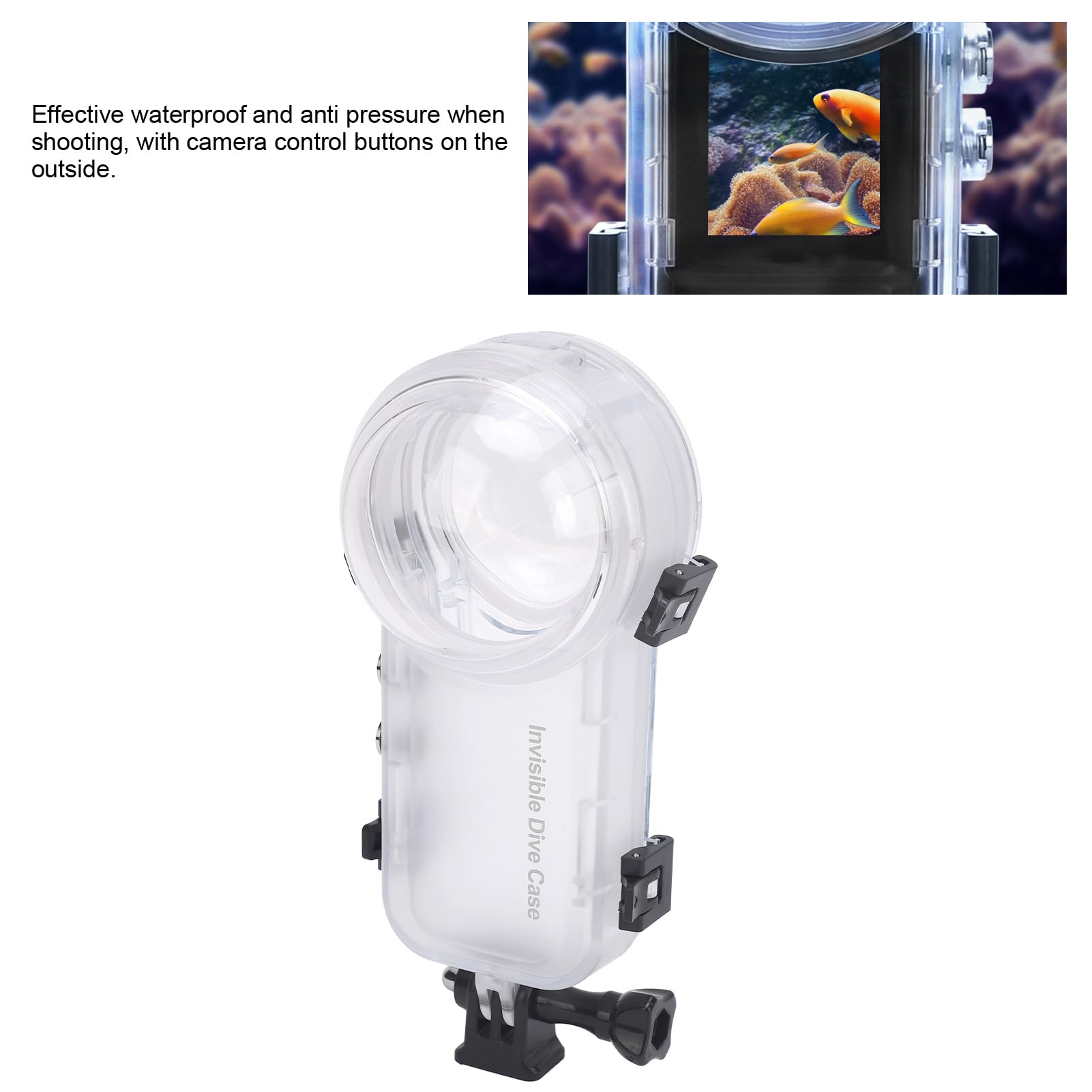 Schimer Custodia Impermeabile per Action Cam con profondità 50M, Resistente