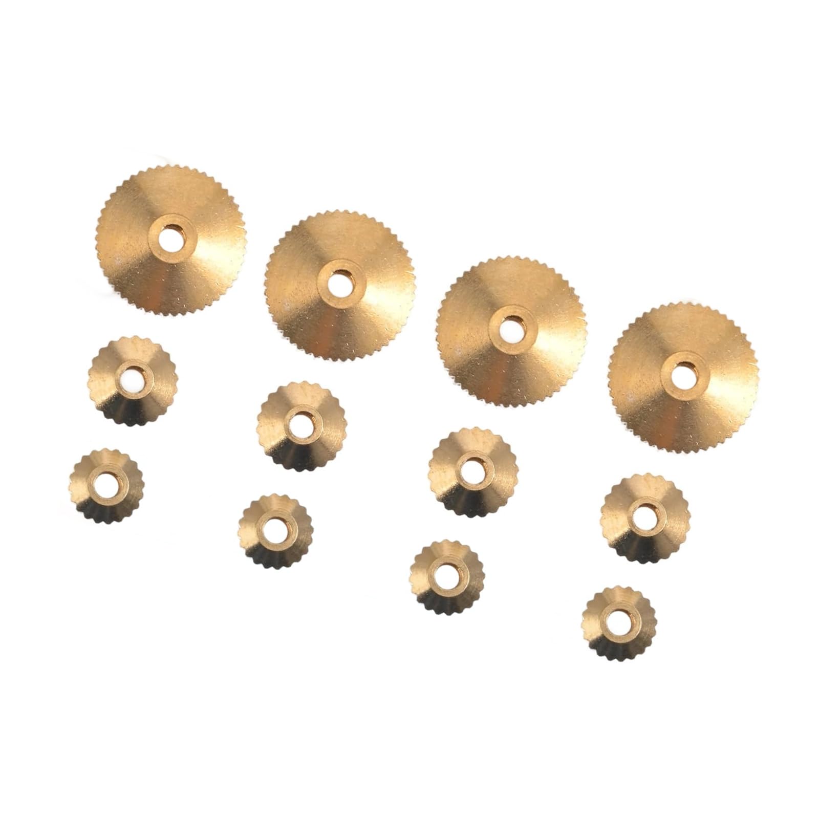 Professional 12Pcs Copper Clock Maintenance Nut Clocks Hand (5Mm, 6Mm, 10Mm) for Stable Timekeeping Copper Clock Hand