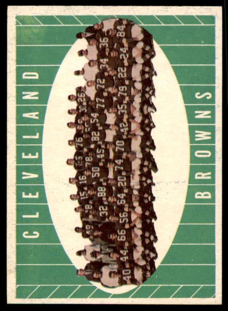 Cleveland Browns Card 1961 Topps #76 - Unsigned Football Cards