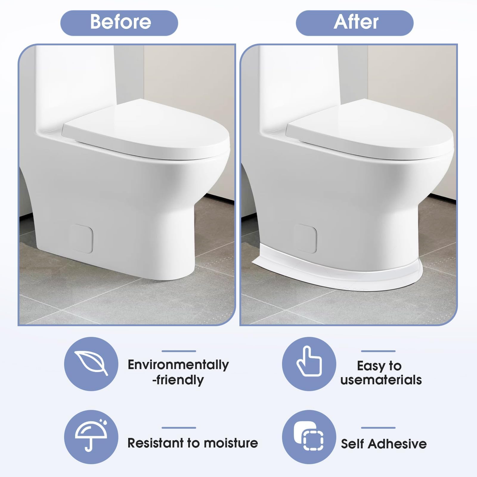 Bande D'étanchéité Salle De Bain Mastic Rouleau 38MM Joint Baignoire