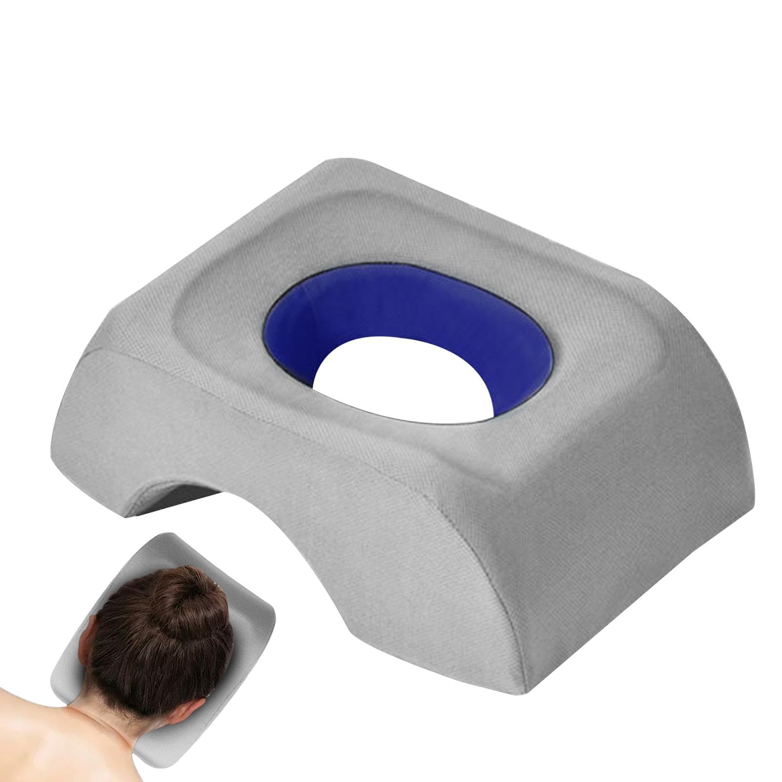 Coussin relaxation visage pour massage à la maison sur le lit
