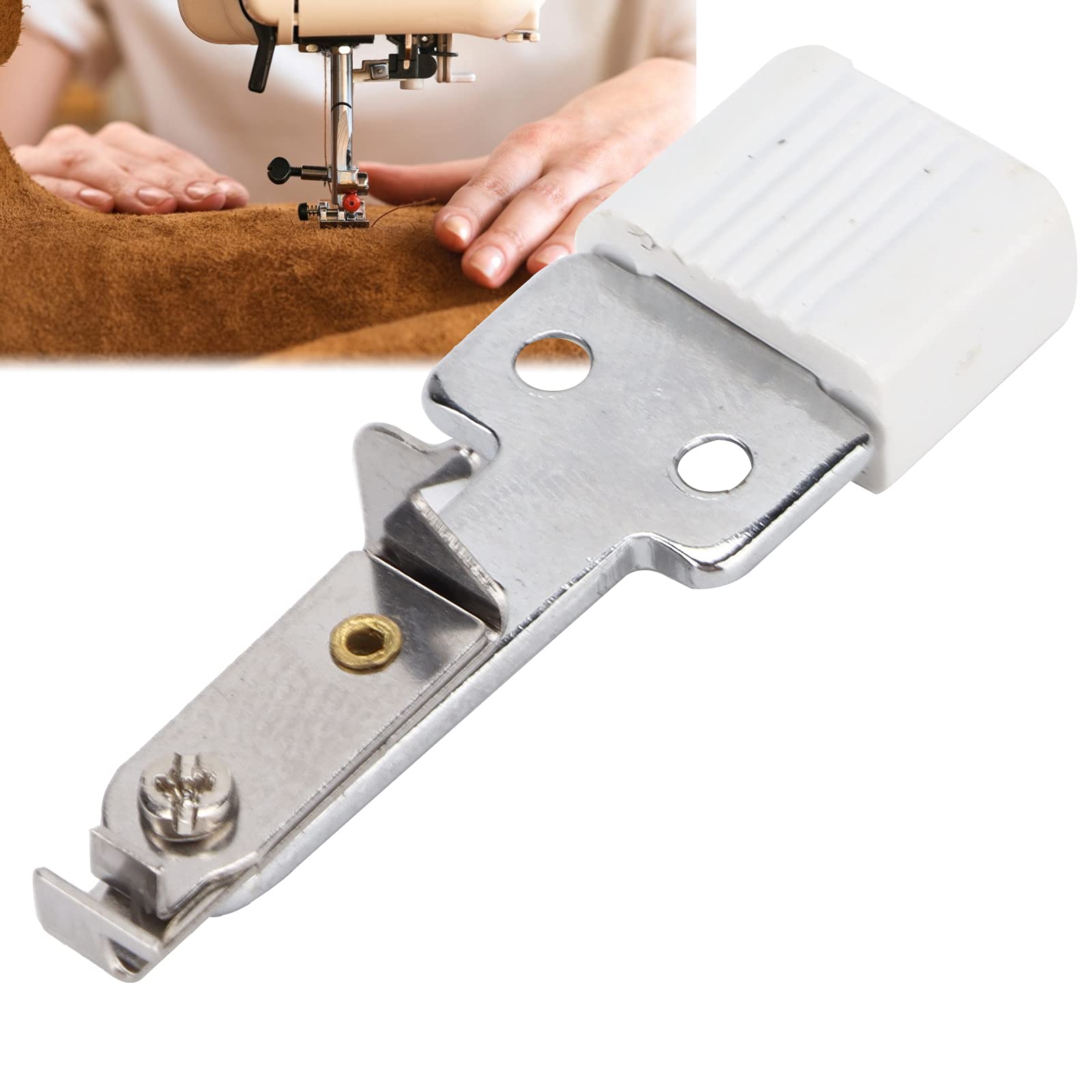 Zerodis Infila Ago da Cucito, Strumento di Sartoria Multifunzionale Automatico in Acciaio Inossidabile Si Adatta All'infila Ago Singer Serie Heavy Duty per L'artigianato