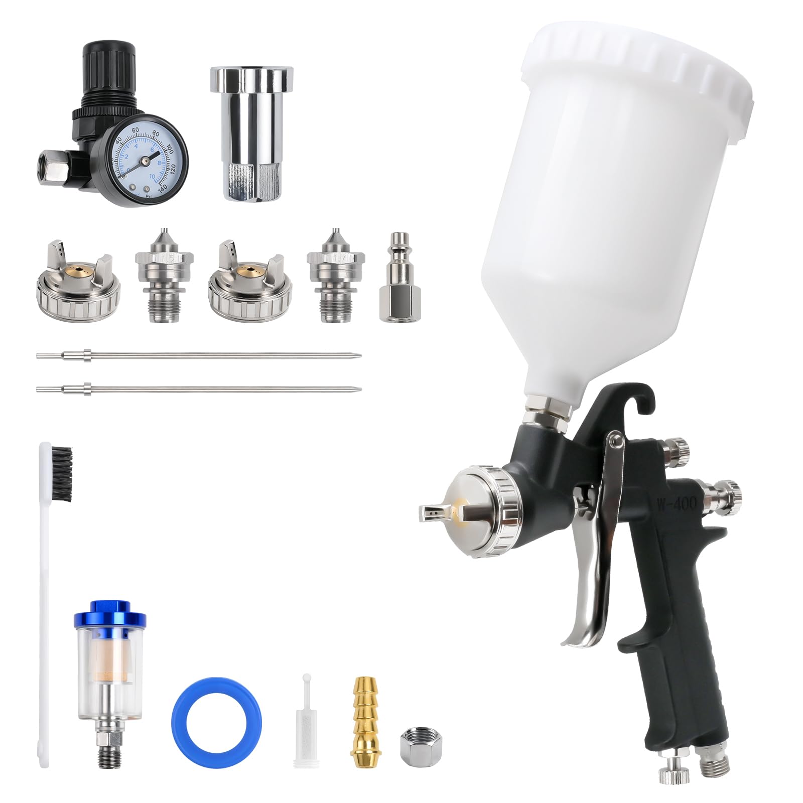PNTGREEN HVLP Spray Gun Kit W400-P