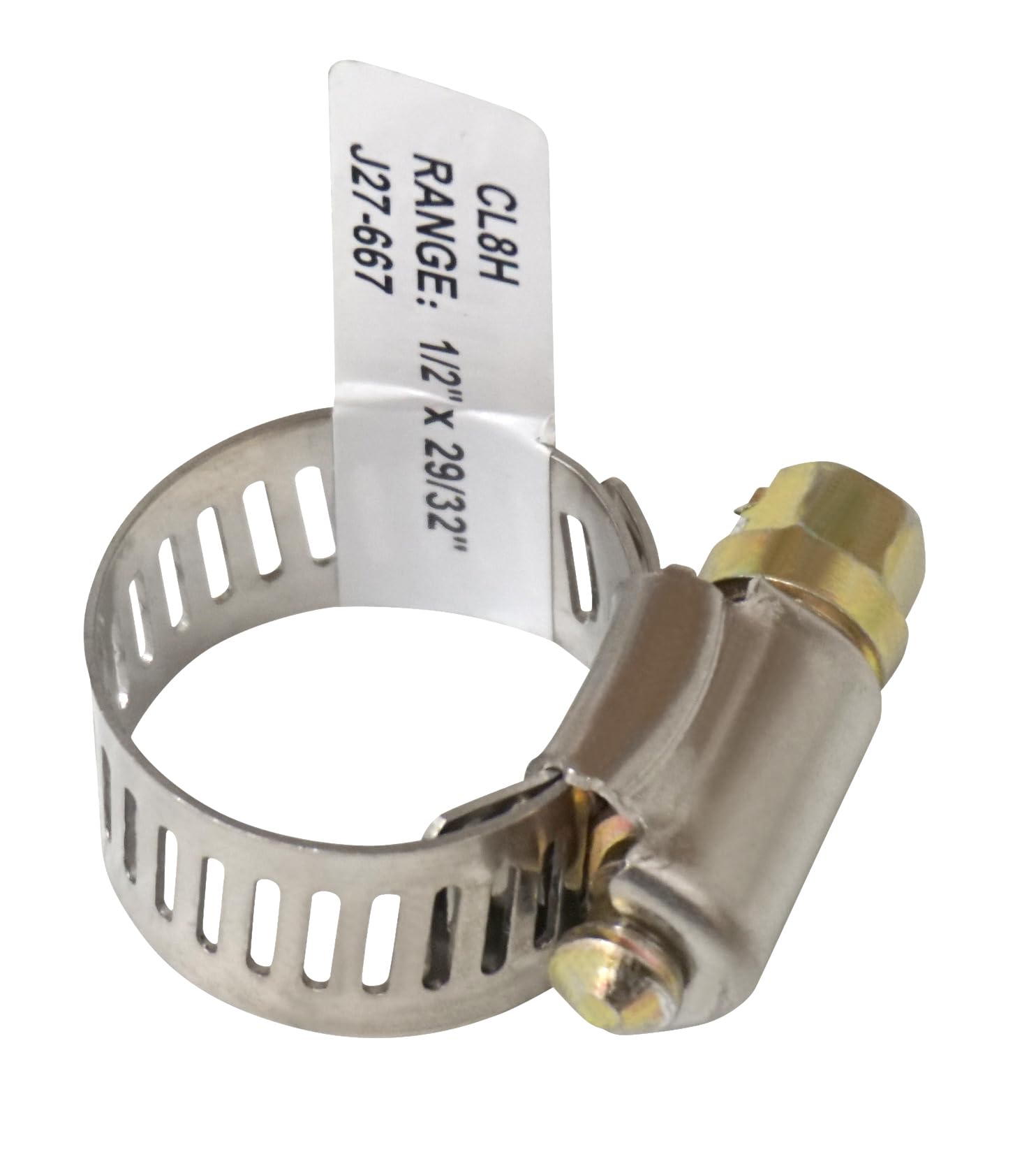 Supco Stainless Steel Hose Clamp, 1/2