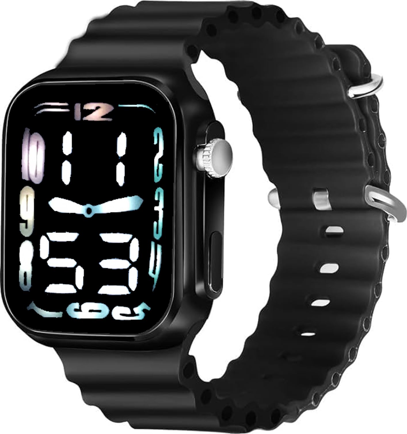 RealBuff Ultra Digital LED Watch with Date, Time (Black) (B0DDJGN6DM) Amazon Price History, Amazon Price Tracker