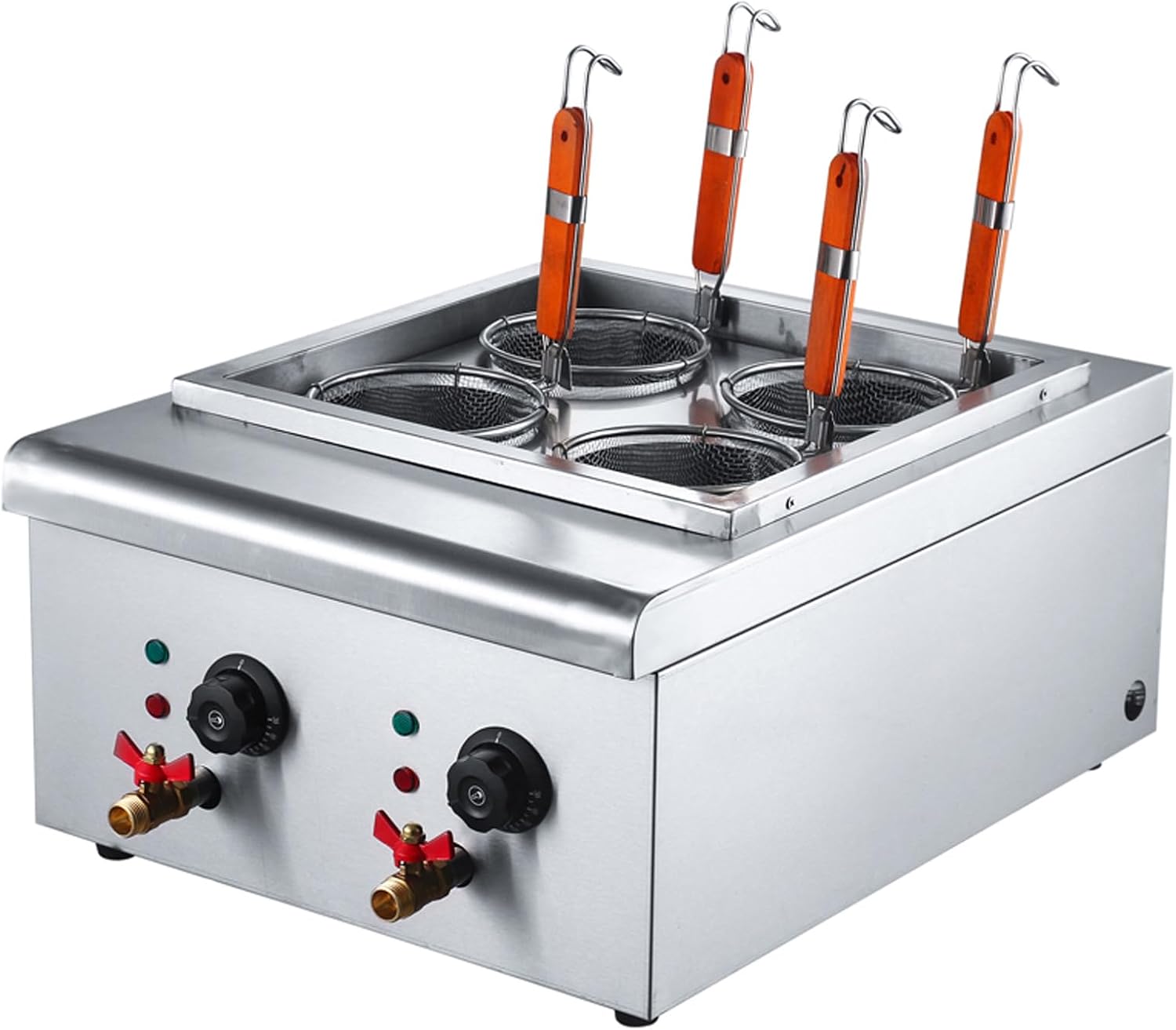 Commercial 5000W Table Top 4 Baskets Electric Noodles Cooker/Pasta Cooking Machine 220V