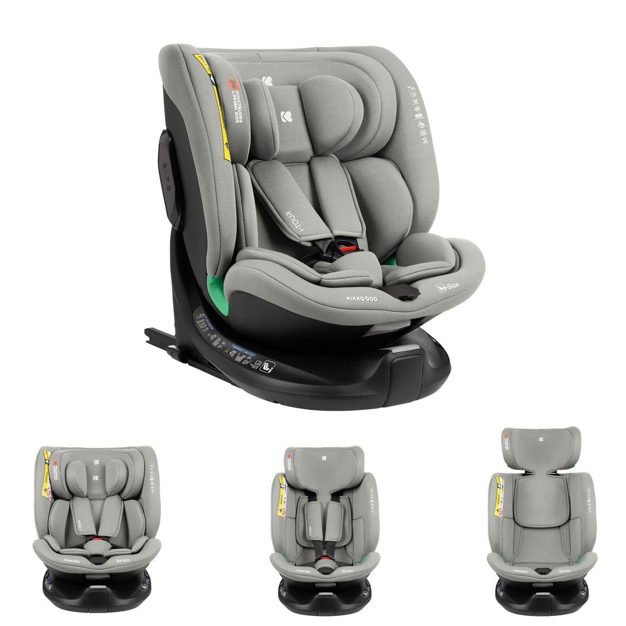 Kikkaboo i-Tour i-Size Car Seat, front view