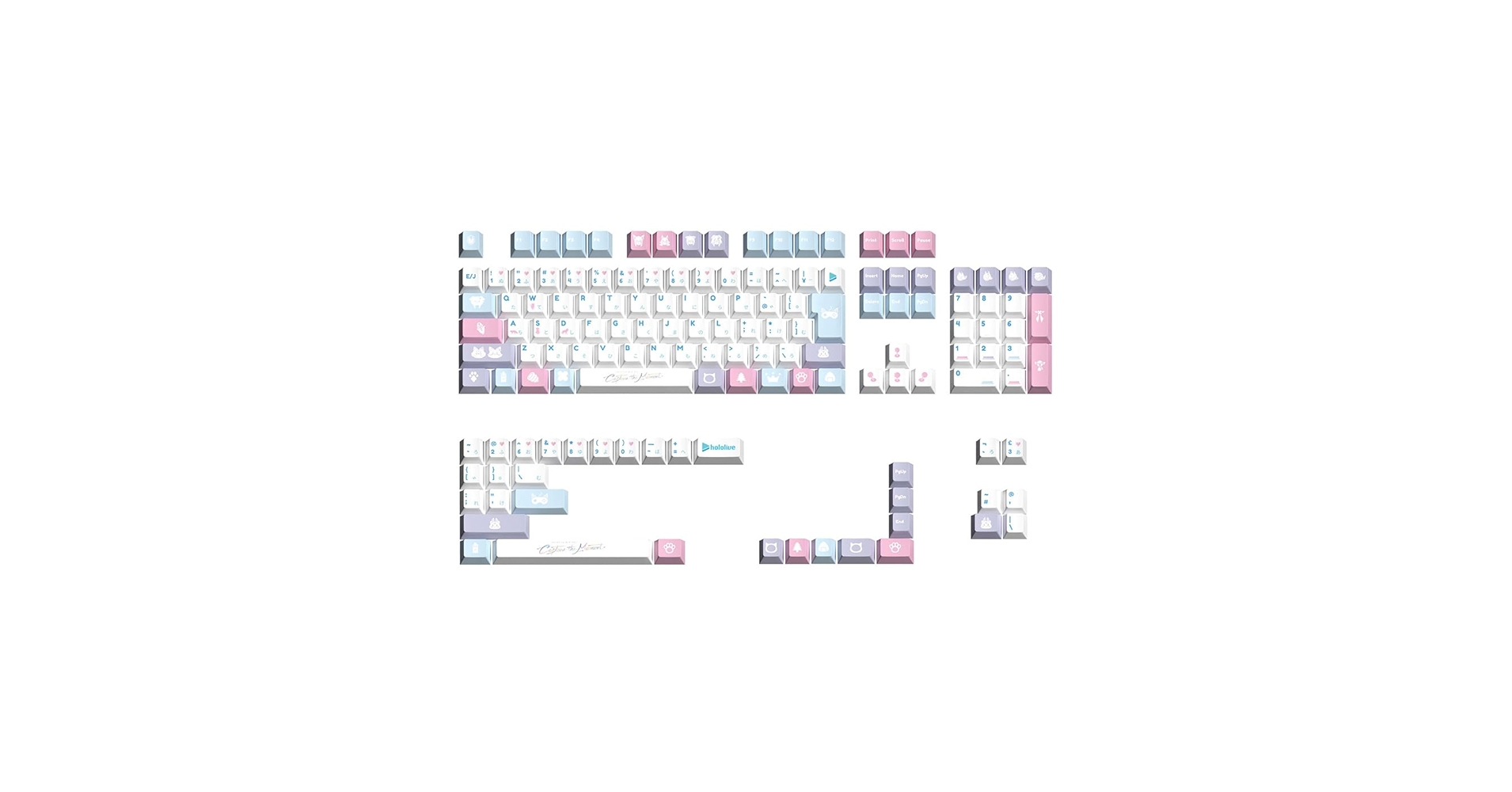 【新品】hololive Capture the Moment キーキャップ hololive GAMERS Capture the Moment Keycaps | HYTE