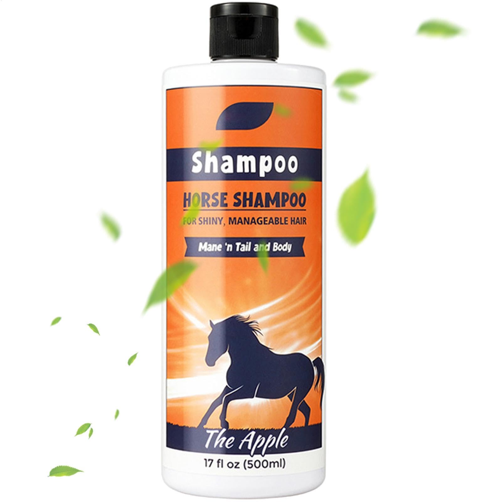 Acondicionador de crines y Colas, gallos de Caballo y champú para Cola, champú acondicionador para Cola y Melena, 500 ml, Accesorios para el Cuidado de Caballos, Limpiador para Limpieza y