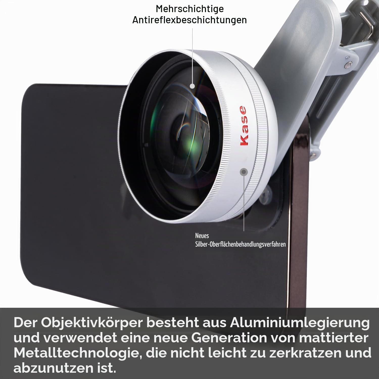 Kase Master HD Telefon-Makroobjektiv aktualisiert mehr für iPhone 17 16 15 14 13 12