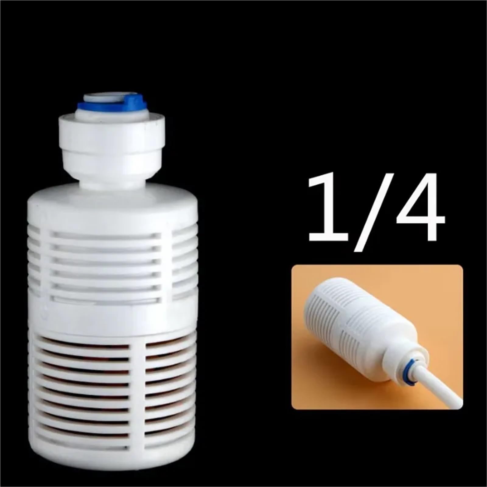 10 sztuk 1/4 3/8 Filtr samozasysający Głowica ssąca Rodzina Filtr wody pitnej Filtr odwróconej osmozy RO (3l8)