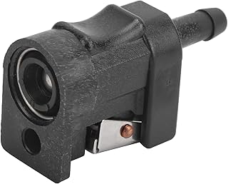 BTIHCEUOT Conector de linha de combustível, conector de mangueira de combustível do motor, luz de alto desempenho, conveniente conector rápido de tubo de combustível com funções completas para barco marítimo