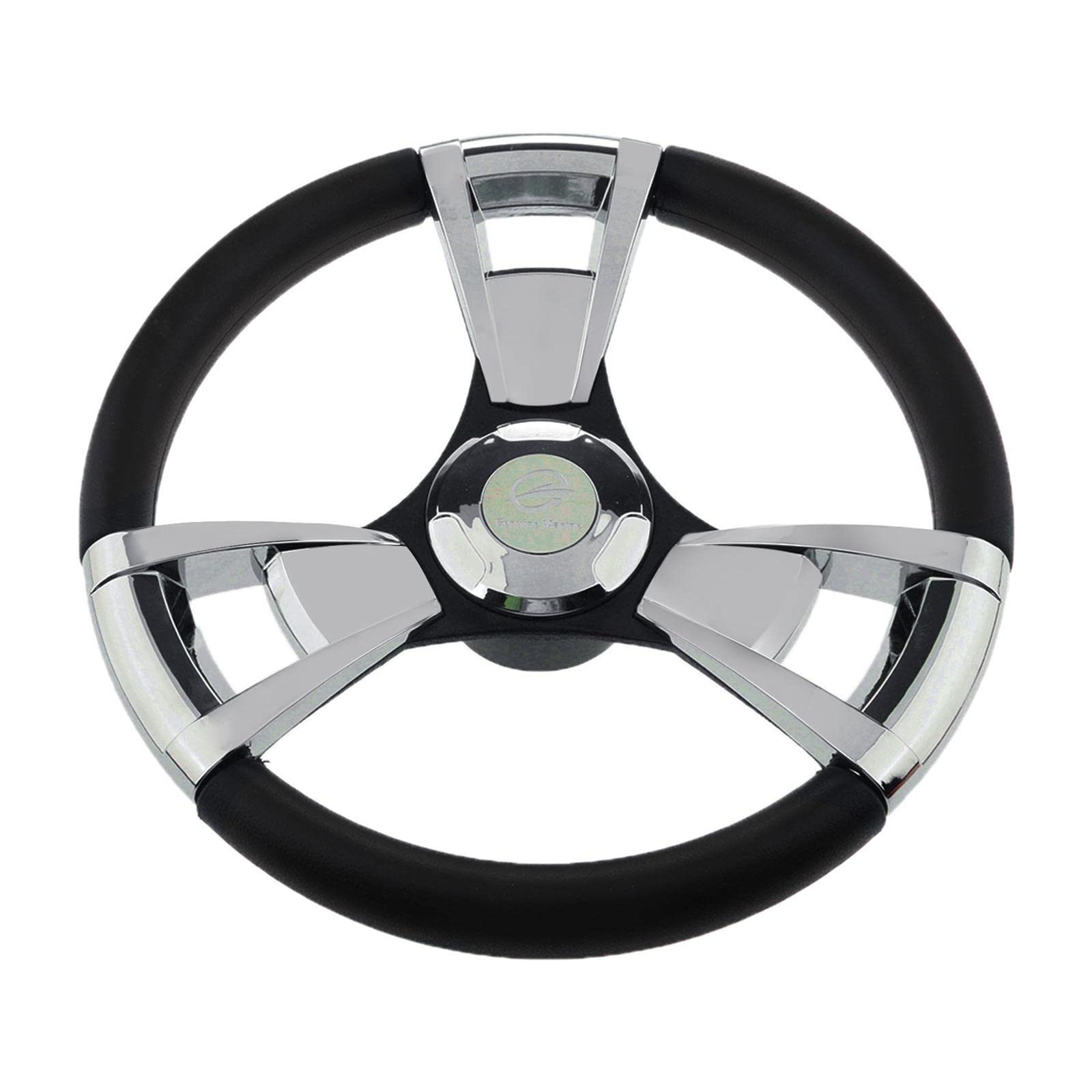 F Fityle Volante de Barco de Acero Inoxidable de 3 Radios