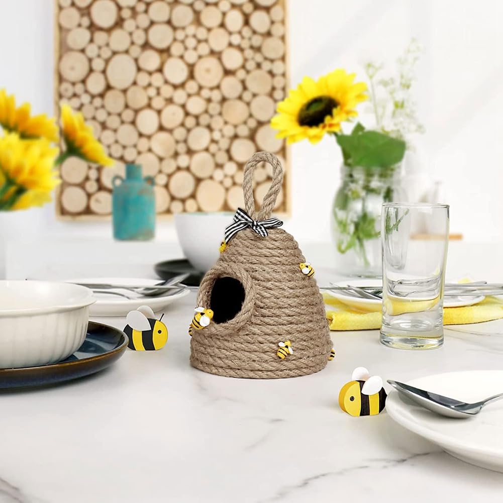 Décoration de ruche à suspendre pour décoration de fête sur le thème des abeilles pour ferme