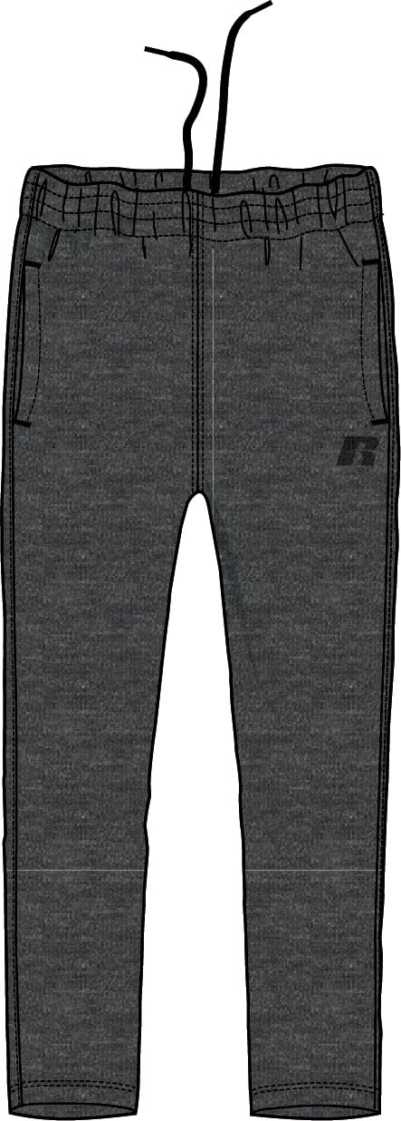 Russell Athletic A20082-WM-098 Open Leg Pant Pants Men's Winter Charcoal Marl Size S