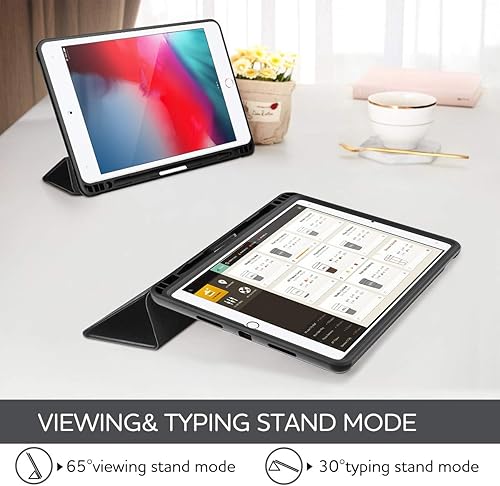 Miniatura 5 de SURITCH Funda para iPad Air 3 2019iPad Pro 2017, Protector de pantalla integradoSuspensiónencendido automáticoSoporte para lápicesFunda de piel