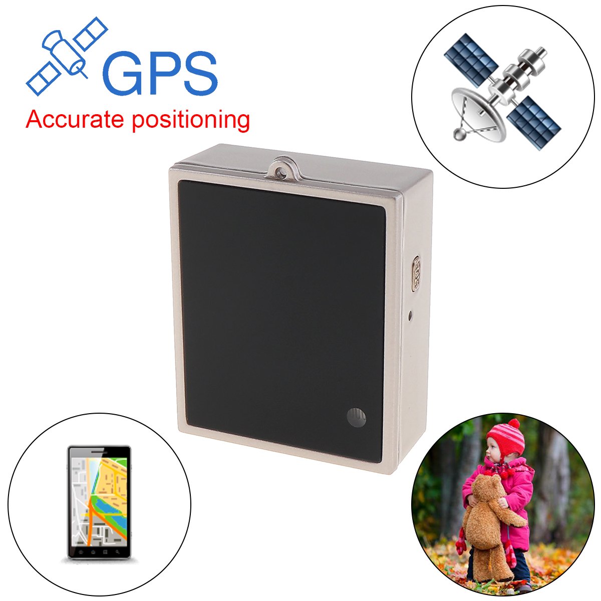 mini lokalizator lokalizator GPS SOS Alarm LBS system śledzenia w czasie rzeczywistym lokalizator GPS dla dzieci