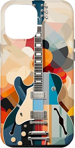 Funda para teléfono iPhone 12 Pro Max con diseño de guitarra eléctrica
