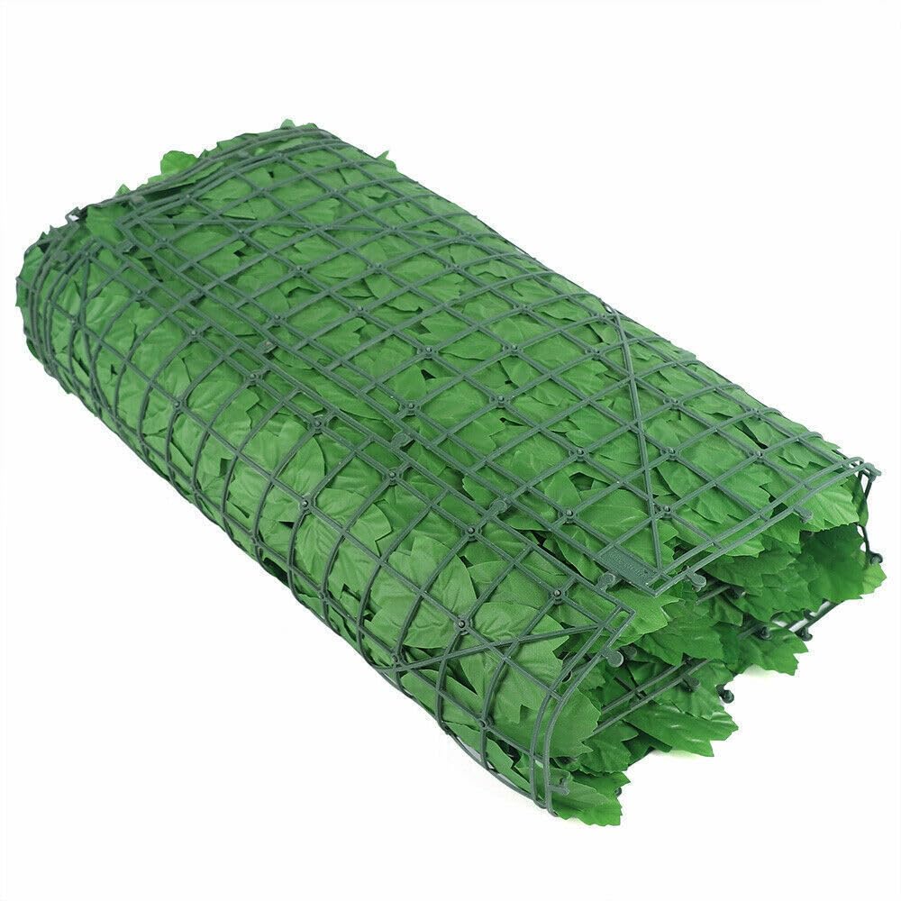 Künstliche Efeu-Hecke Als Sichtschutz – 100x300 Cm, Kunststoff, UV-beständig, Für Garten & Balkon