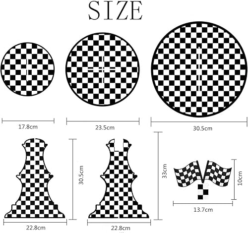 Miniatura 2 de 2 soportes para cupcakes de 3 niveles, dos decoraciones de cumpleaños rápidas, soporte para 24 cupcakes, para niños y niños, bandera a cuadros