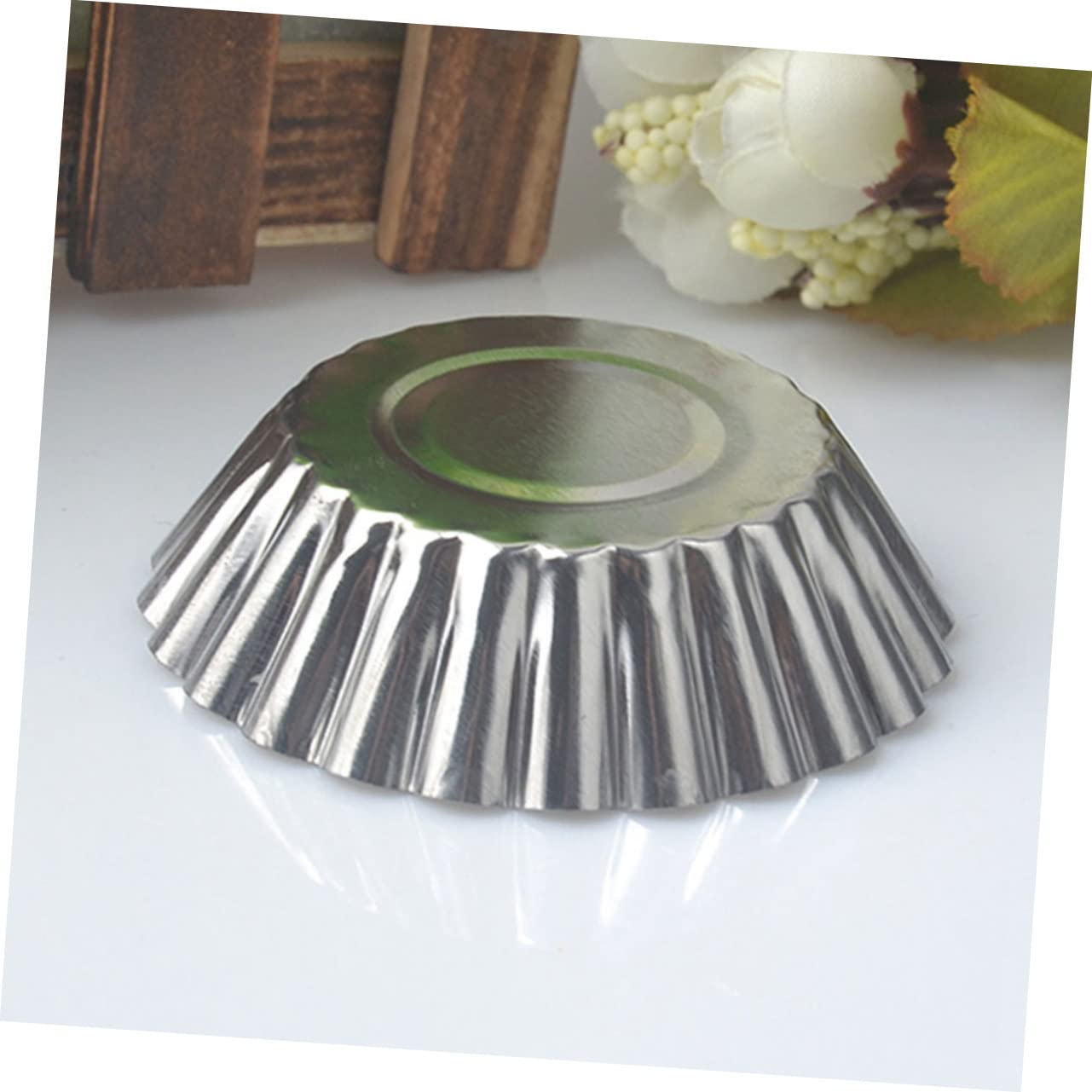 100piezas Moldes De Hojalata Para Tartaletas De Huevo Antiadherentes Perfectos Para Pasteles y Tartas