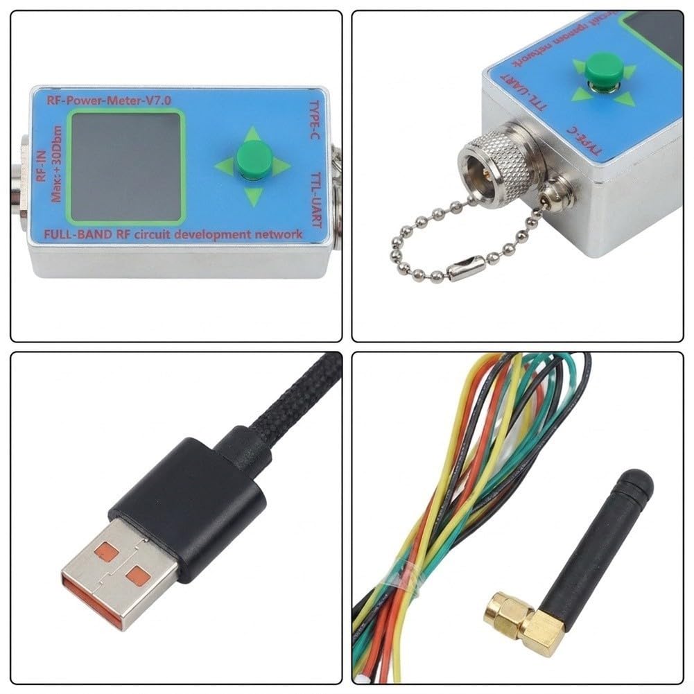 Medidor de potencia RF 10 GHz N conector TFT pantalla