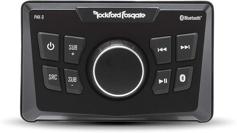 Punch Marine PMX-0 Ultra Compact Digital Media Receiver | Marine Grade & Element Ready, No Display
