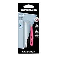 Vista 8 de Tweezerman Mini pinzas inclinadas (rosa neón)