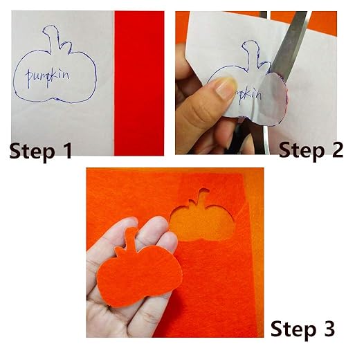 Miniatura 3 de 15 hojas de tela adhesiva de fieltro de colores surtidos, 15 colores tamaño A4, hoja trasera adhesiva de 8.3 x 11.8 pulgadas para arte,