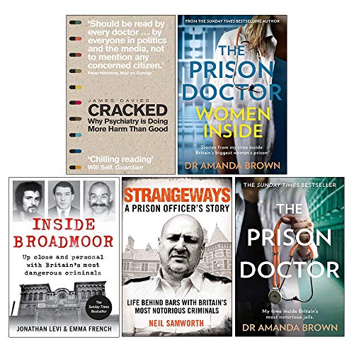 Cracked, The Prison Doctor, THE PRISON DOCTOR, Strangeways, Inside Broadmoor 5 Books Collection Set