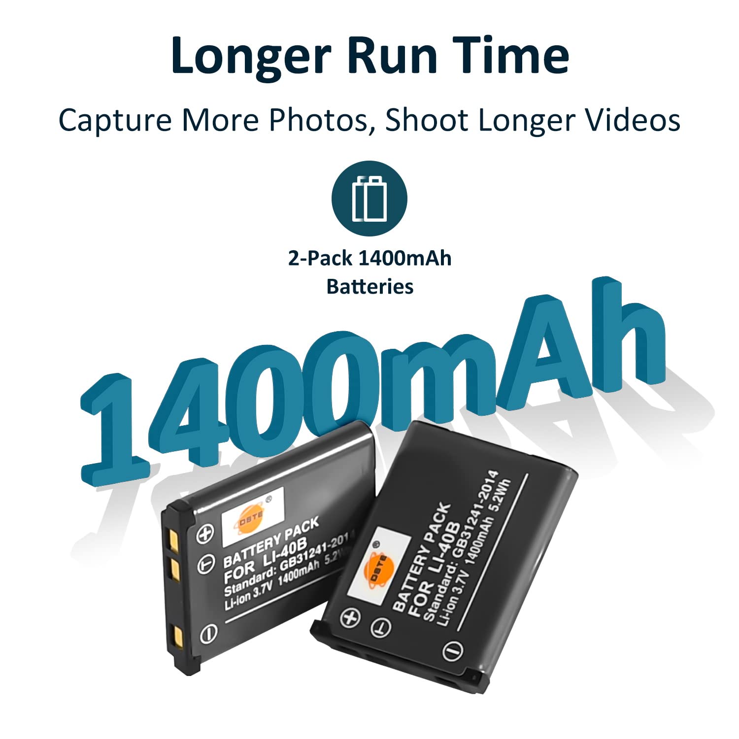 Olympus Li 42b Kastar LCD Triple USB Battery Charger Compatible