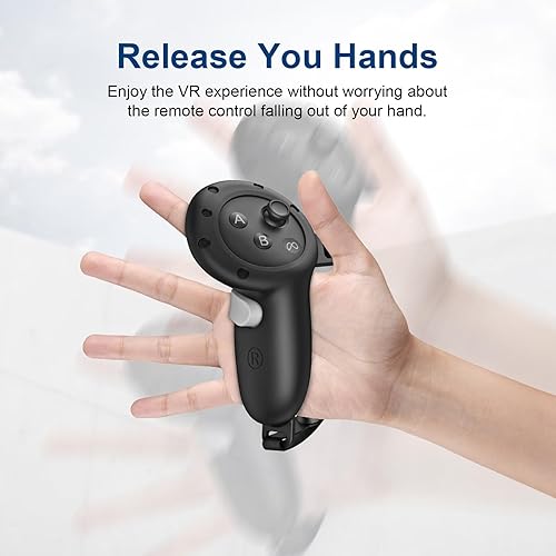Miniatura 6 de Doohoeek Funda de agarre para controladores compatible con accesorios Meta Quest 3Oculus Quest 3, funda de agarre Slicone funda protectora