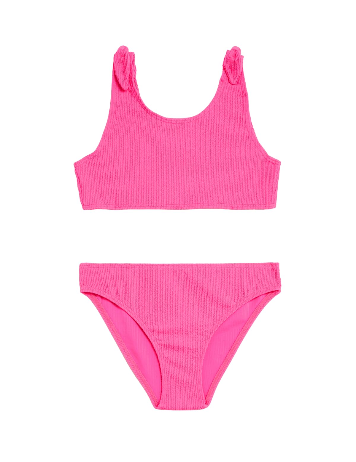 Marks & Spencer Girl's Modern Bikini Set (60582160006_Pink - Image 4 thumbnail