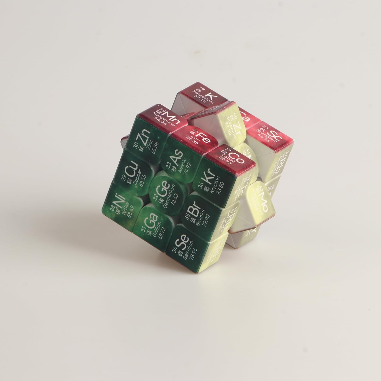 Cubo Magico 3X3 con Tavola Periodica Degli Elementi, Puzzle Cubo di Velocità, Original Speed Cube Stickerless, 3x3 Speedcube, Magico Giocattolo Puzzle per Adulti e Bambini