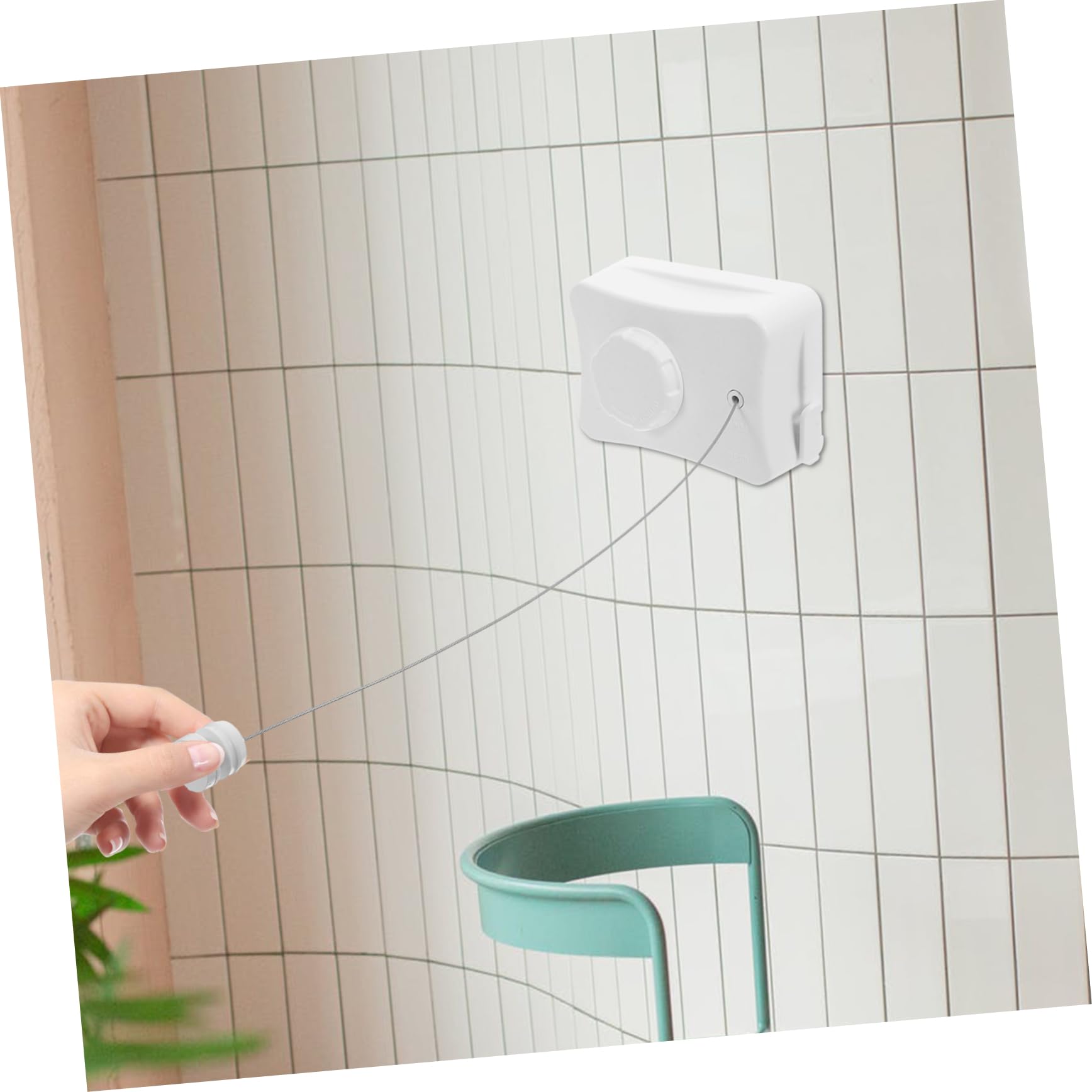 Stendibiancheria Retrattile in Stendibiancheria Per Interni Montaggio Parete Design Compatto