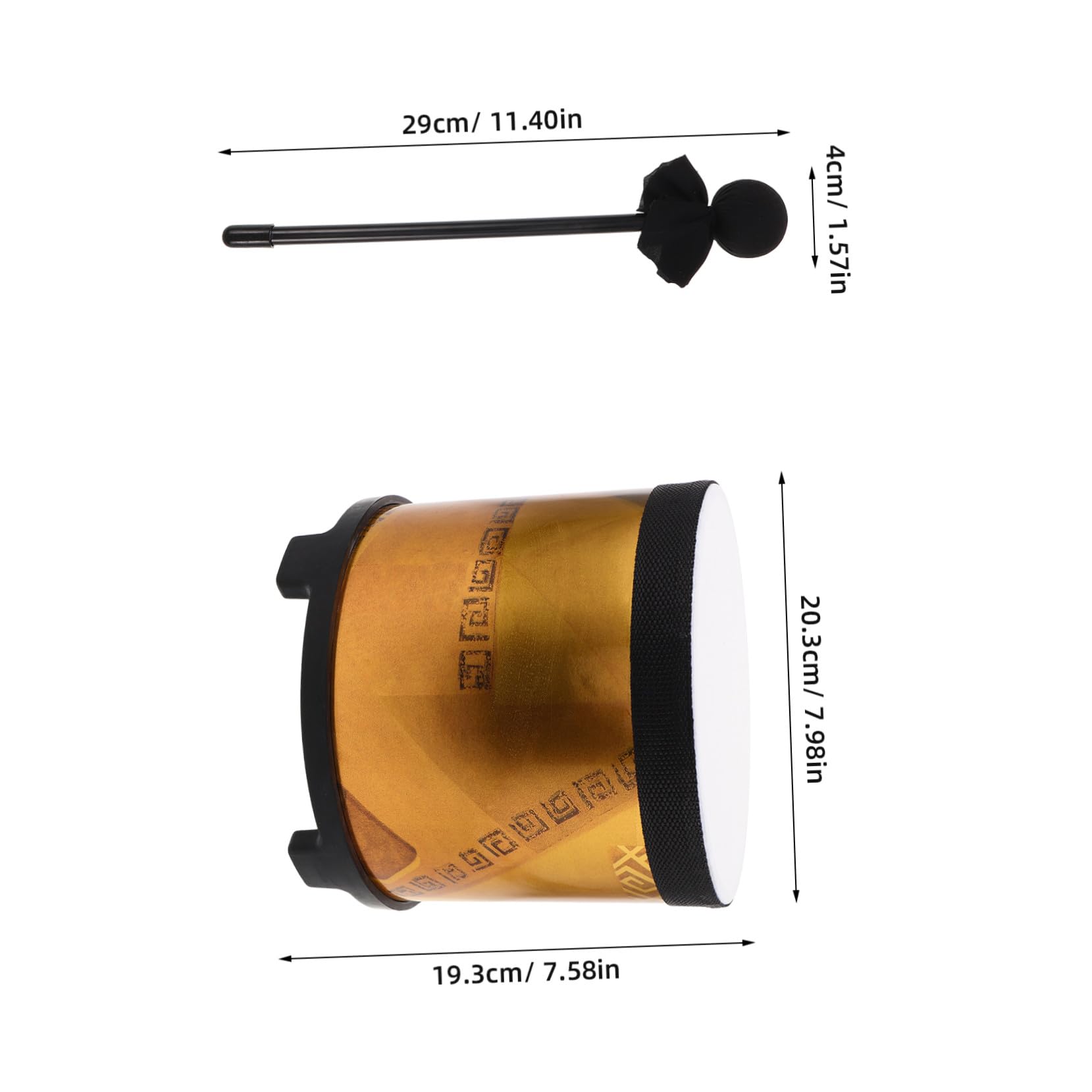 Beaupretty da Pavimento per Strumento Percussione Orff Educativo con Bacchette Didattico Portatile per Apprendimento Musicale e Prima Infanzia