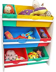 Organizador De Brinquedos Montessoriano Médio Colorido Organibox