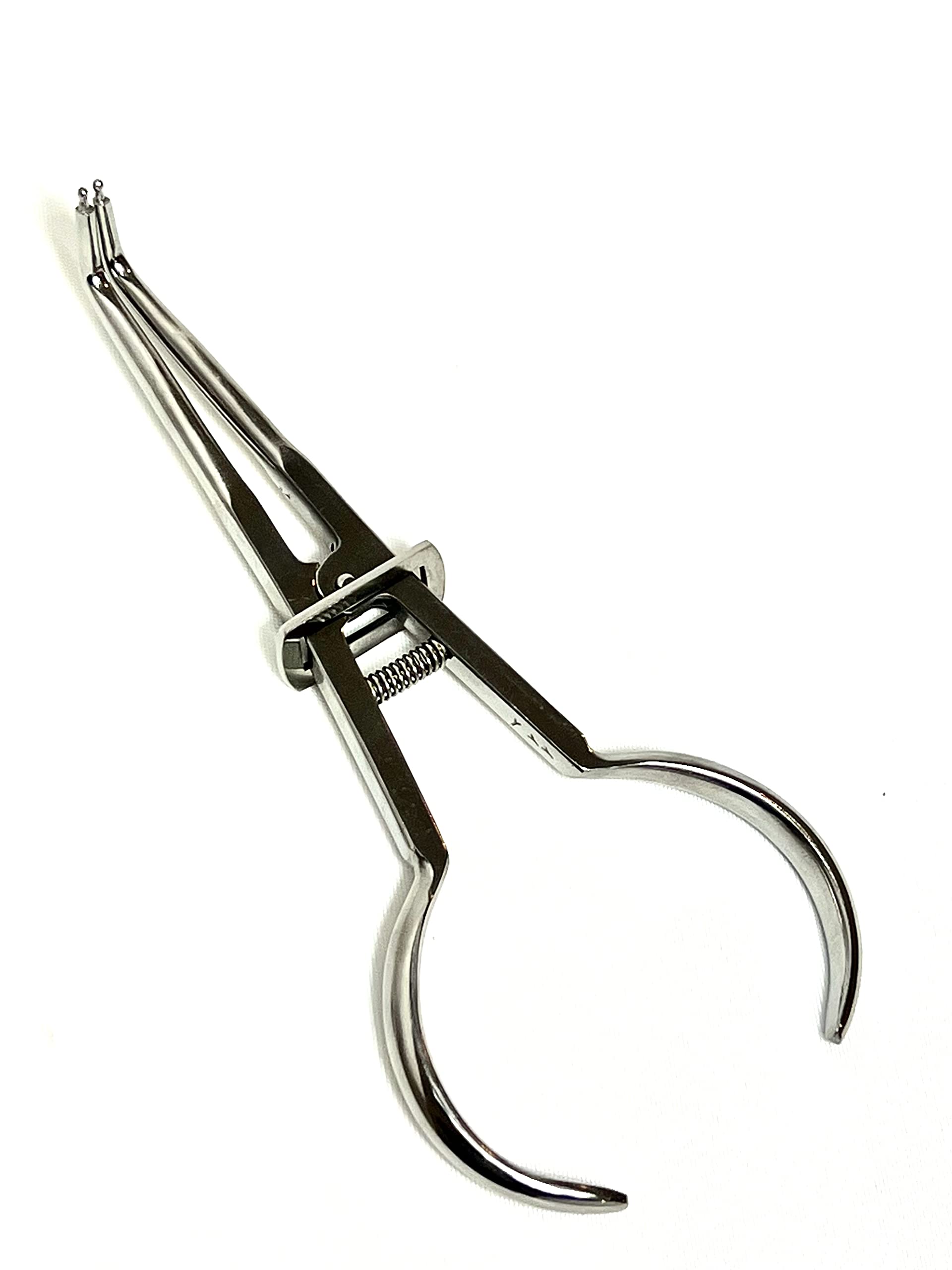 ArTLab-Ainsworth Rubber Dam Punch Pliers for Rubber Dam Sheets 5 Sizes Holes 0.8mm, 1.0mm 1.2mm 1.5mm and 2mm Rotary Punch-Rubber Dam Pliers Ivory Clamp Forceps (Rubber Dam Pliers Ivory)