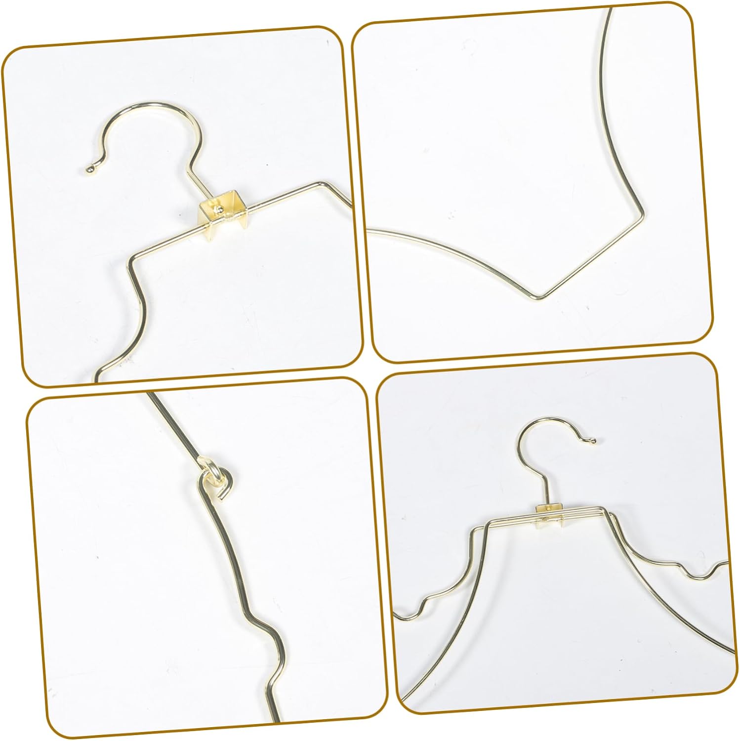 Unomor Metal Wire Swimwear Hanger Bathing Suit Display Rack for Bikinis One Suits and Stylish Functional Swimwear Hanger for Boutique Showcases