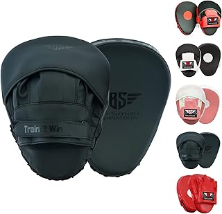 BeSmart Focus Punching Mitts Training Hand Pads for Kickboxing Muay Thai MMA Boxing Mitts Training Focus Punch Mitts Bags Hand Target Pads for Kids, Men & Women
