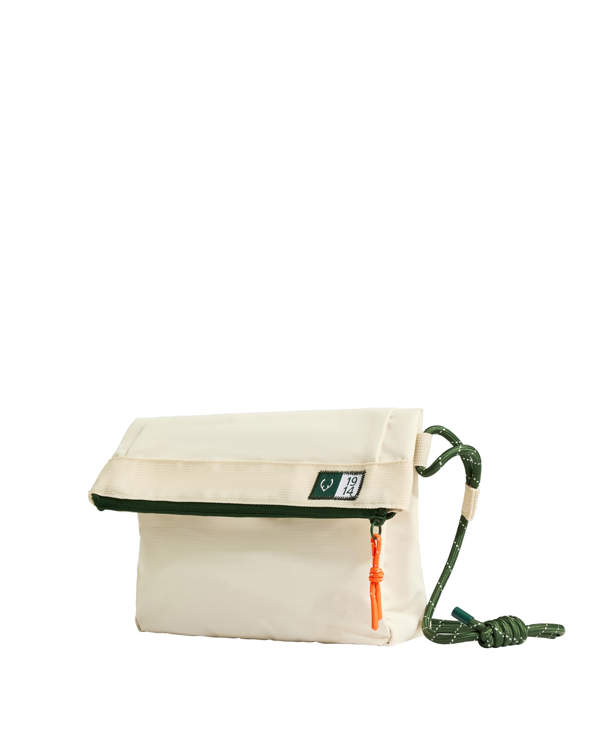 Antler Unisex Stone - Essential Crossbody Bag - Small, Lightweight, Foldable & Adjustable Day Bag For Men & Women - Cream