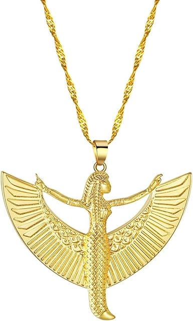 2021 Trend Isis Goddess Necklace for Women Egyptian Occult Deity Necklace Pendant Jewelry For Lover