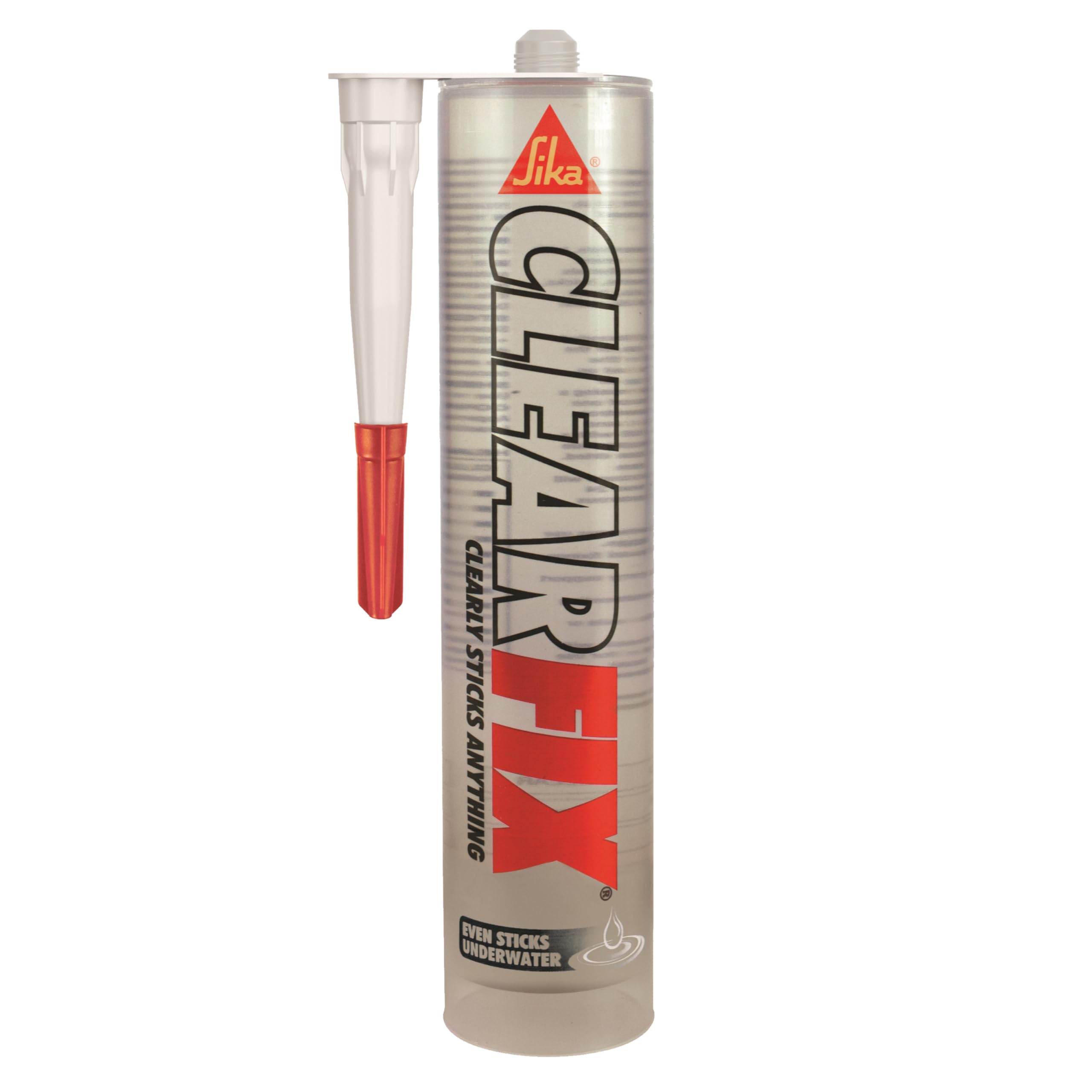 Sika Clear Fix Crystal Clear Hybrid Polymer Adhesive, Clear, 290 ml