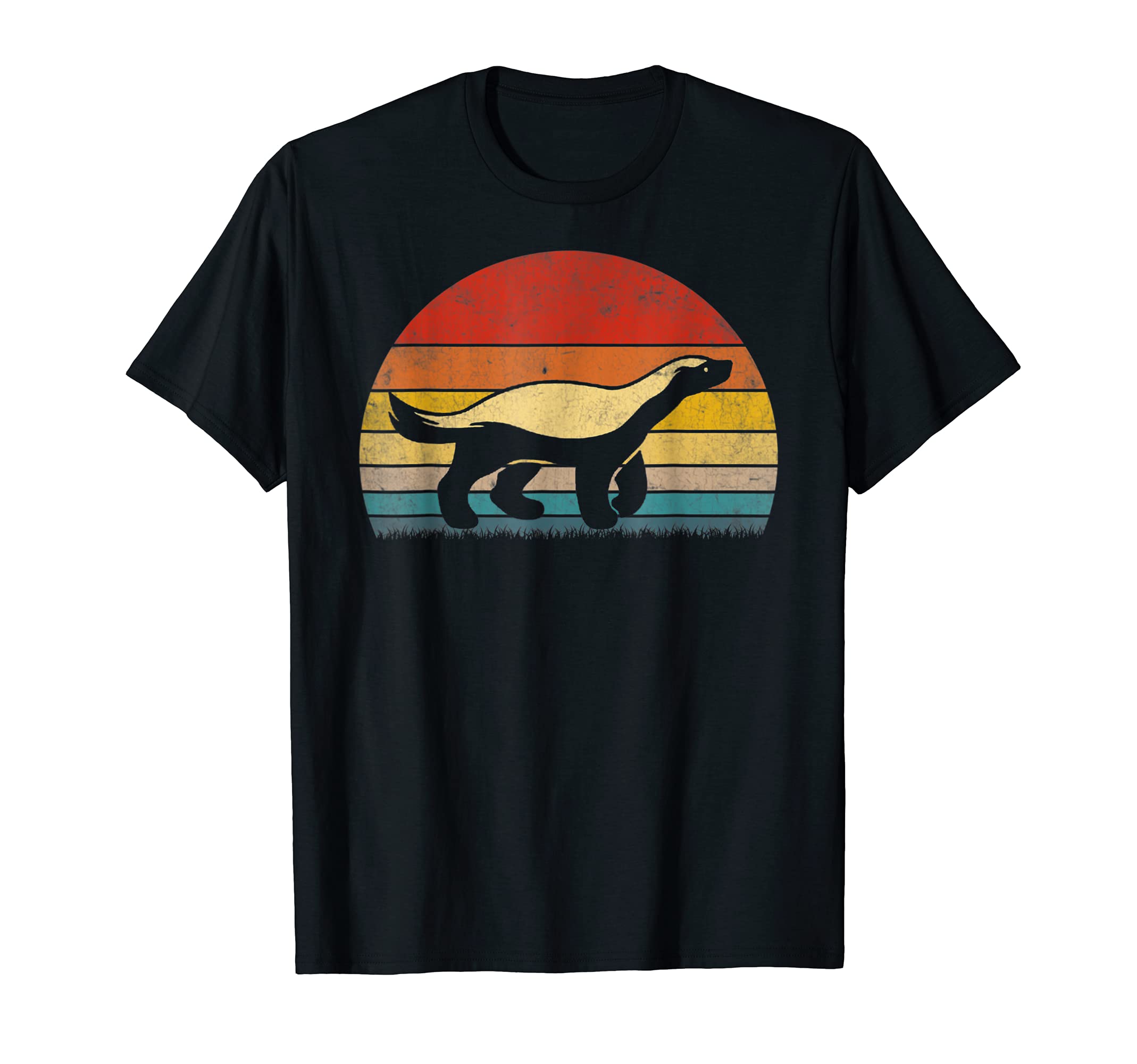 Honey Badger Retro Vintage Honey BadgerT-Shirt