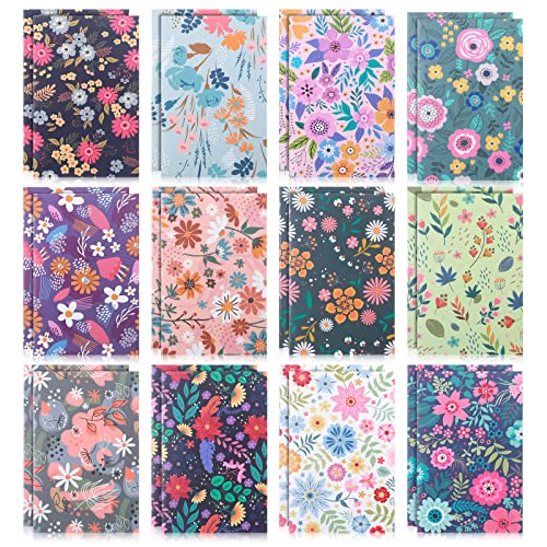 24 Pieces Floral Notebook, Mini Colorful Flower Patterns Notebook Inspirational Pocket Notepads Small Journal for Women Kids Teacher Classroom Office Travel Bible Journaling Supplies, 4.9 x 3.1 Inches 24 Pieces Floral Notebook, Mini Colorful Flower Patterns Notebook Inspirational Pocket Notepads Small Journal for Women Kids Teacher Classroom Office Travel Bible Journaling Supplies, 4.9 x 3.1 Inches