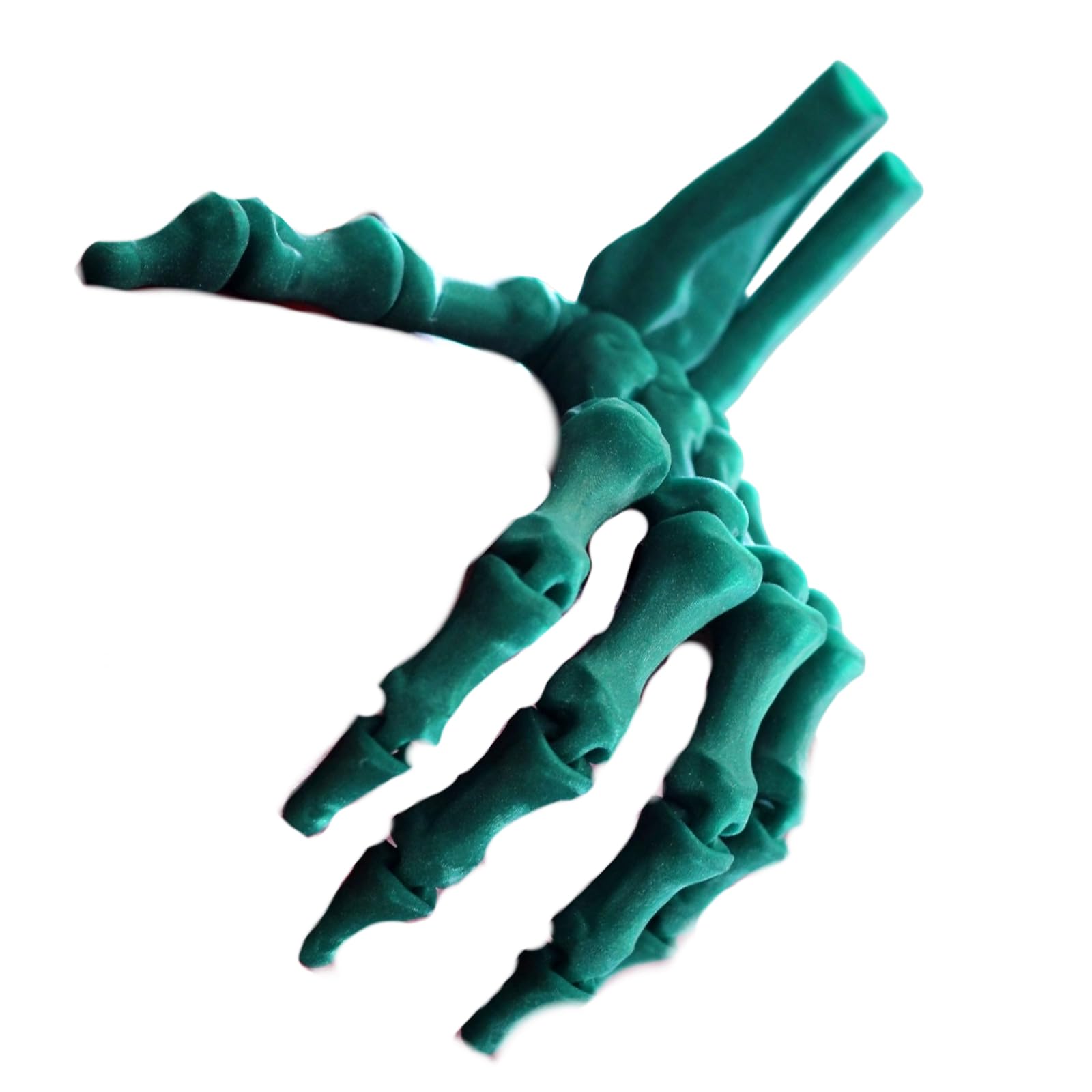 GMBYLBY Articulated Skull Hand Sculpture Adjustable Human Skeleton Palms Model Halloween Decoration Centerpieces Halloween Articulated Hand Figurine