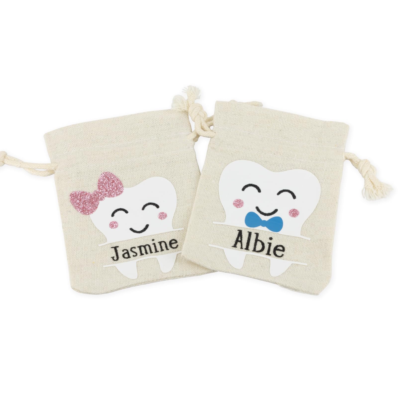 Tooth Fairy Pouch Bags Personalised (One per purchase)